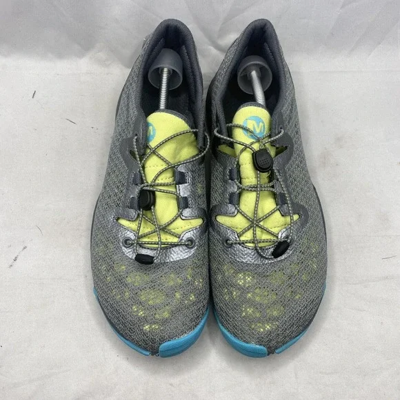 Merrell All Out Shine Trail Running Shoes Barefoot Black Blue J06332 Womens 9M - Picture 4 of 8